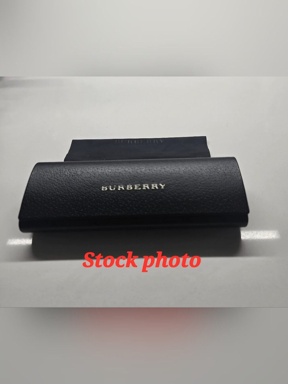 Authentic Burberry Black Pebbled Sunglasses Case